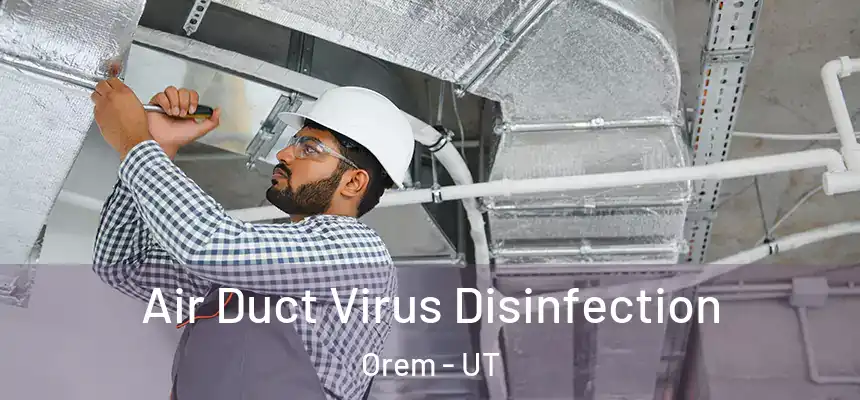 Air Duct Virus Disinfection Orem - UT